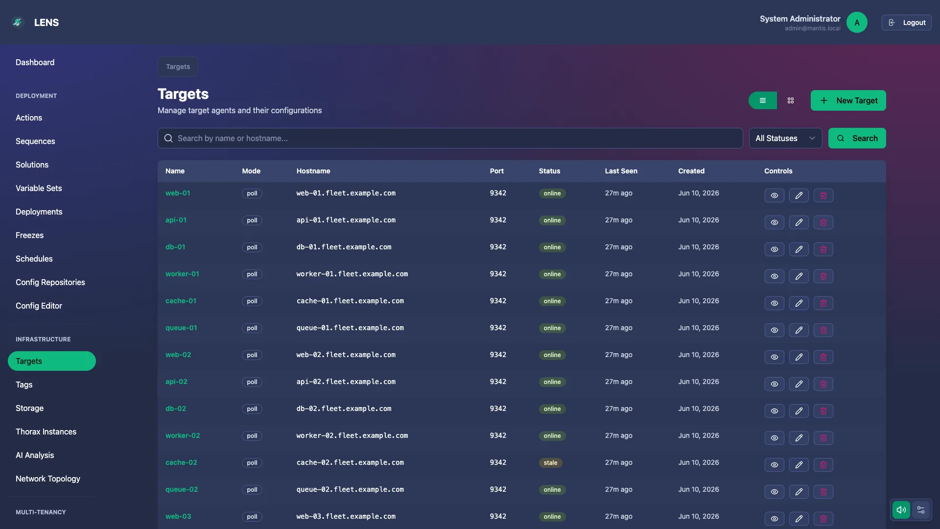 Connected Fleet — Mantis screenshot